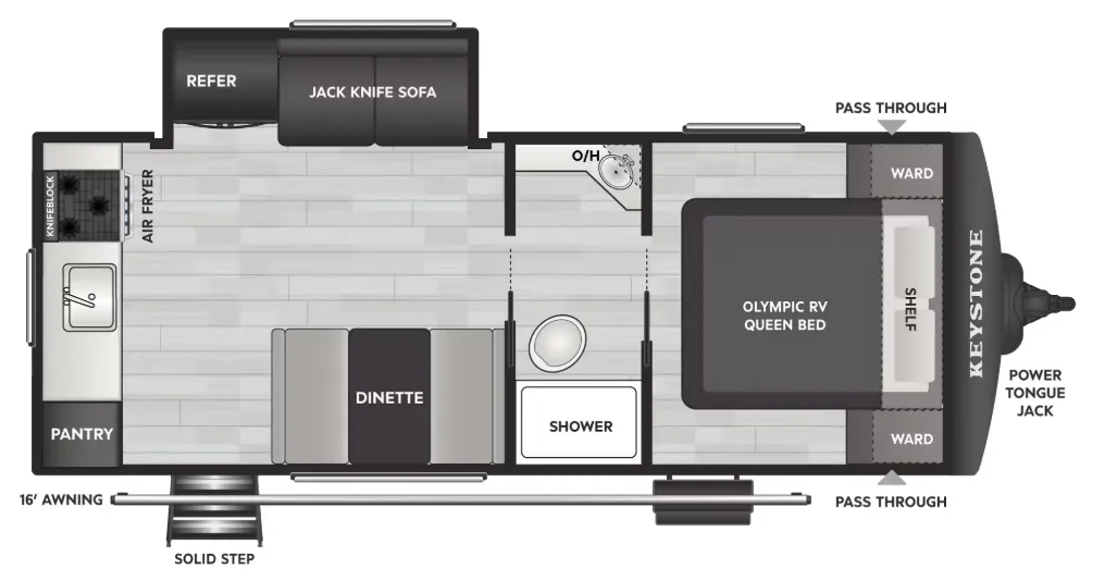 2026 Keystone Springdale 2120RKS floor plan