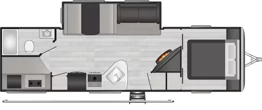 Keystone Springdale 295BH floor plan