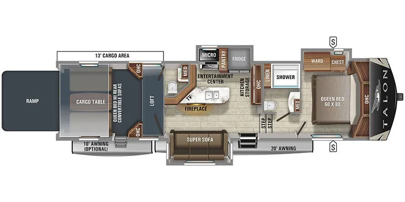Jayco Talon 403T floor plan