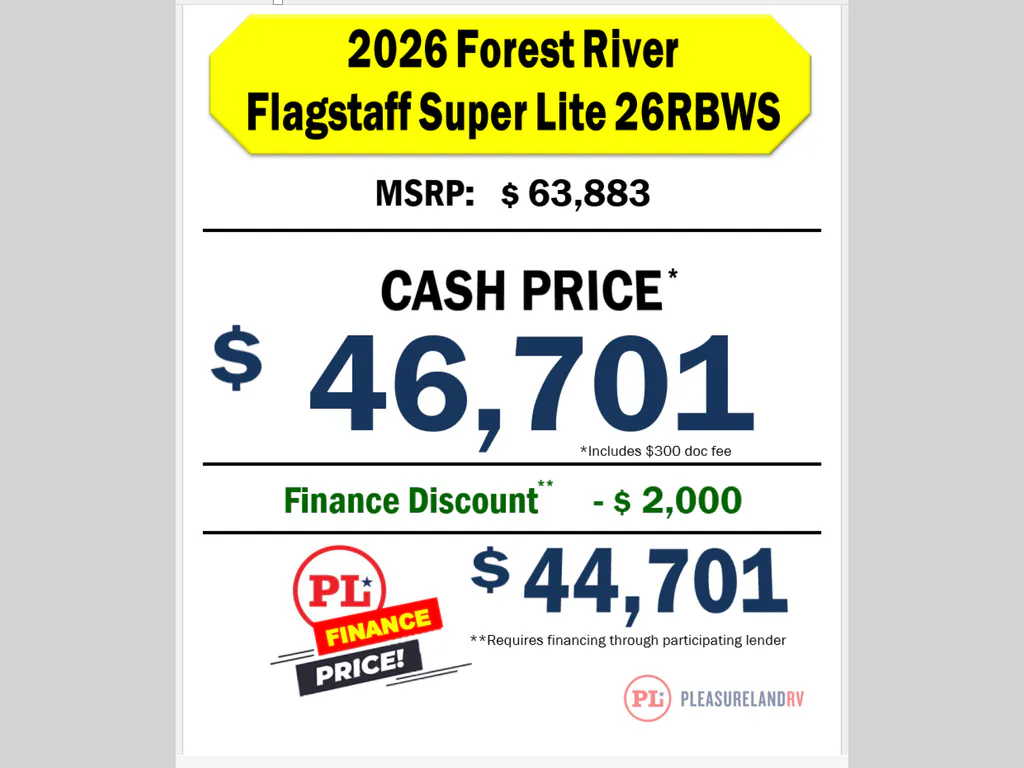 2026 Forest River Flagstaff Super Lite 26RBWS, Photos photo 3