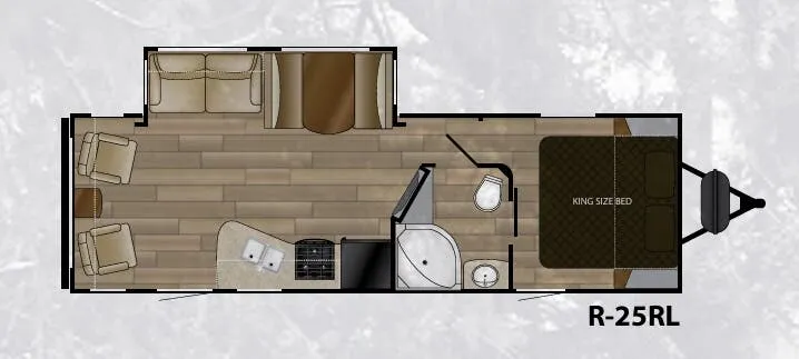 Cruiser RV Radiance 25RL floor plan
