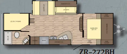 CrossRoads Z-1 ZR-272BH floor plan
