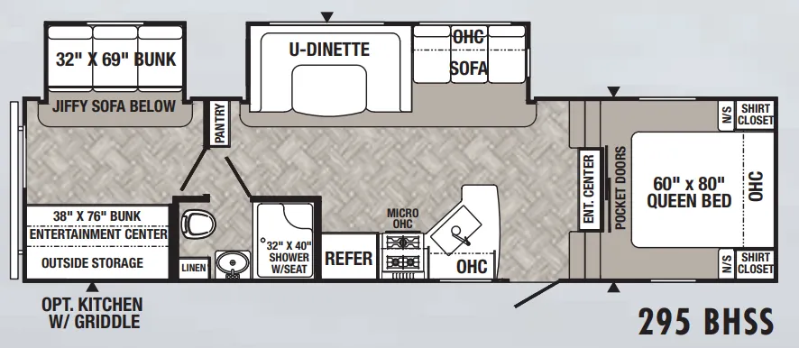 Palomino Puma 295BHSS floor plan