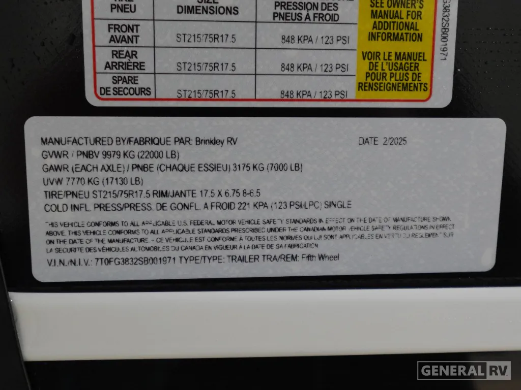 2025 Brinkley Model G 3250, Photos photo 45