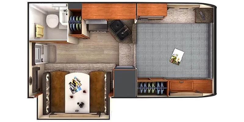 Lance TC 855S floor plan