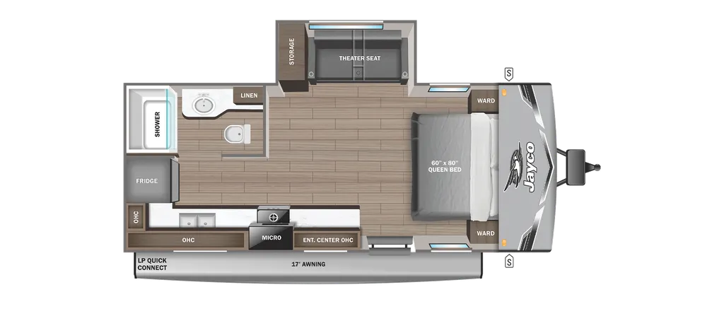 2026 Jayco Jay Flight SLX 200MKSW floor plan