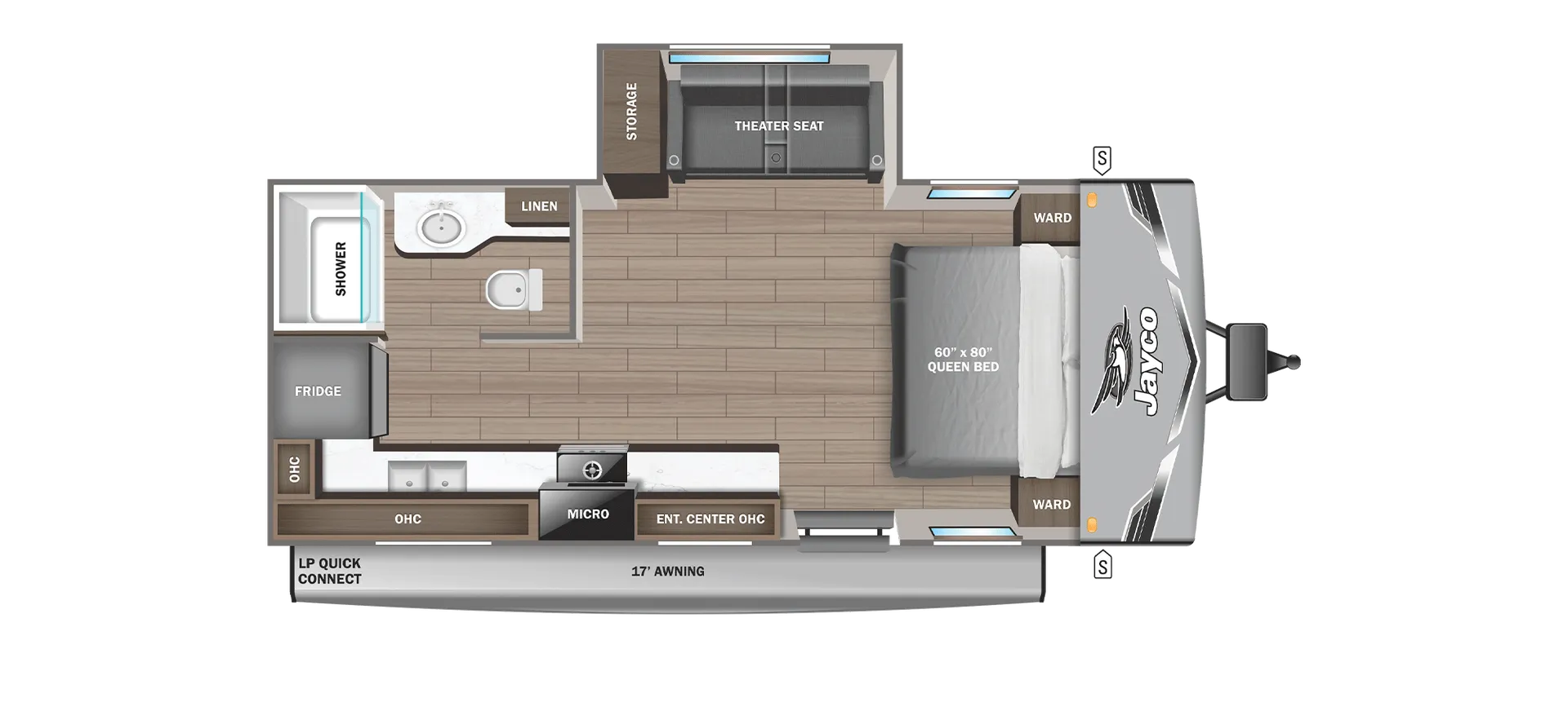 2026 Jayco Jay Flight SLX 200MKSW - Floor plan