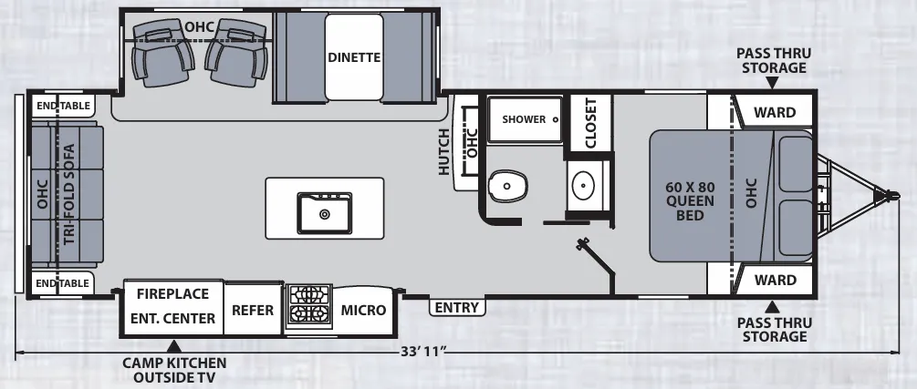 Coachmen Apex Ultra-Lite 293RLDS floor plan