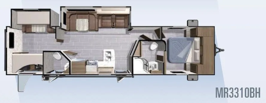 Highland Ridge Mesa Ridge Lite MR3310BH floor plan