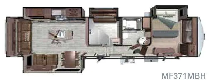 Highland Ridge Mesa Ridge MF371MBH floor plan