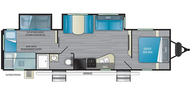 Heartland Sundance Ultra-Lite SDTT 324 BH floor plan