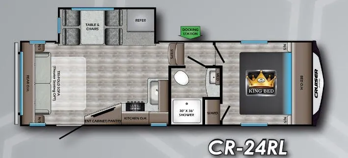 CrossRoads Cruiser Aire 24RL floor plan