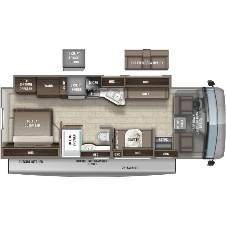 Entegra Coach Vision 29S floor plan