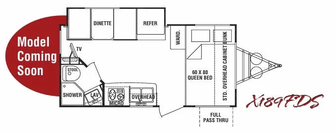 Cruiser RV Fun Finder X X189FDS floor plan