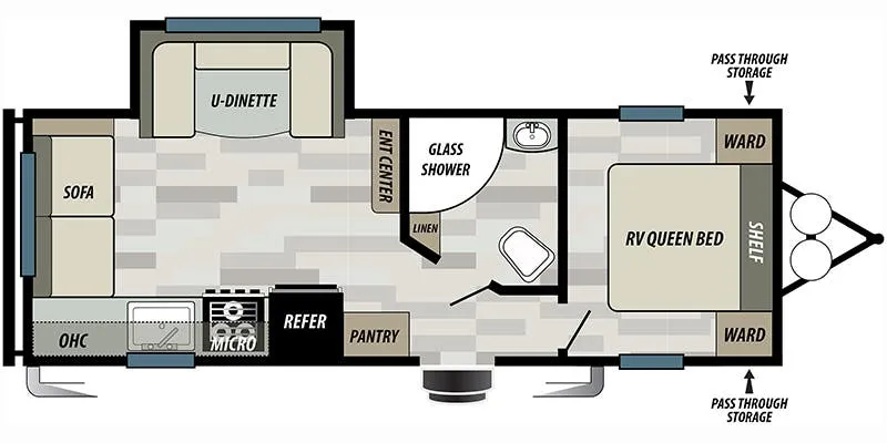 Forest River Salem Cruise Lite 241RLXL floor plan
