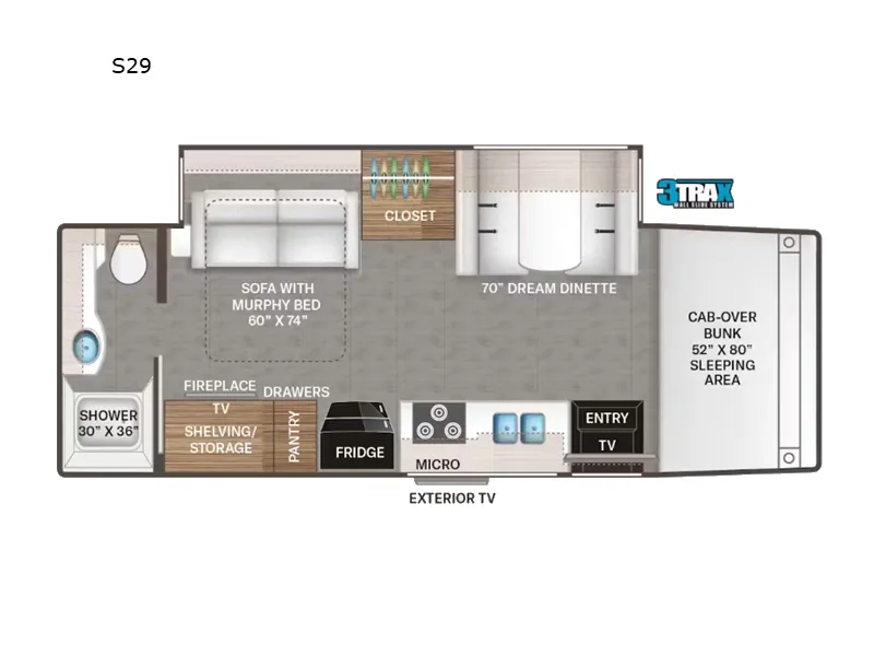 2026 Thor Motor Coach Omni Trail S29 - Photo 3