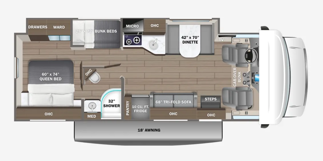 Jayco Redhawk SE 31FF floor plan