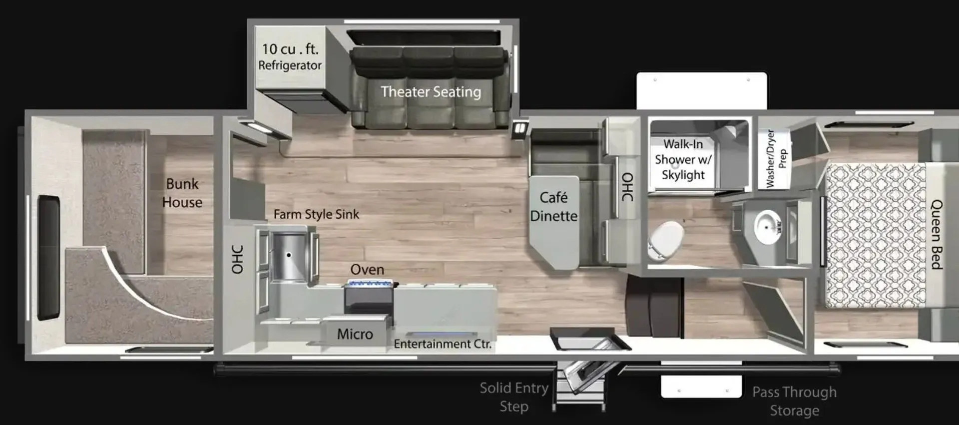 Dutchmen Astoria 298BH floor plan