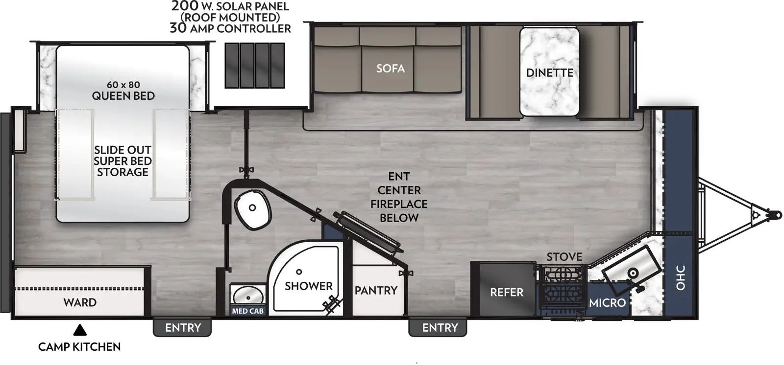 Coachmen Apex Ultra-Lite 243FKS floor plan