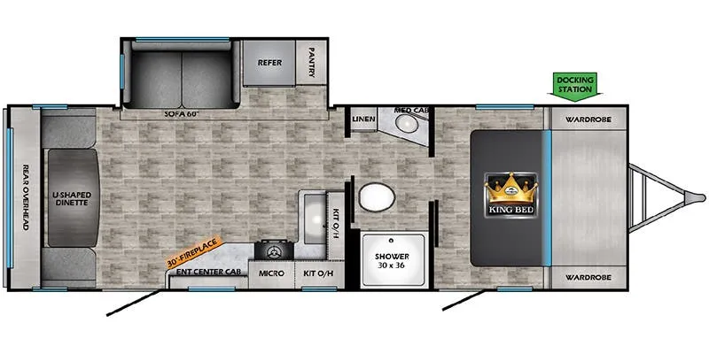 CrossRoads Sunset Trail Super Lite SS258RD floor plan