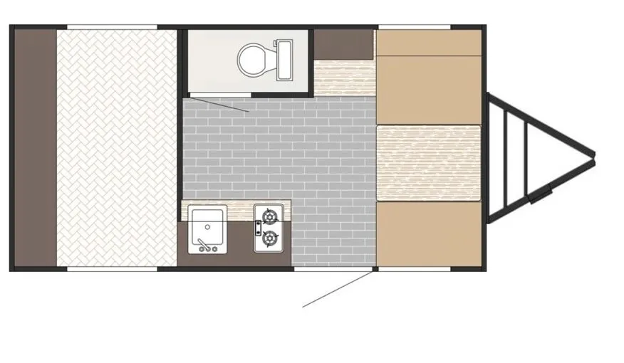 2026 Sunset Park RV SunRay 149 floor plan