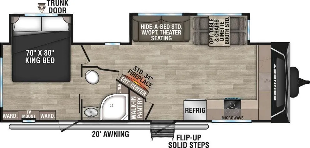 K-Z Connect C272FK floor plan
