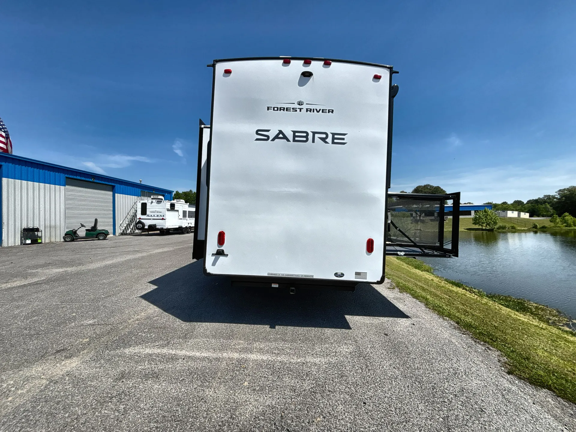2026 Forest River Sabre 33RLP — backside