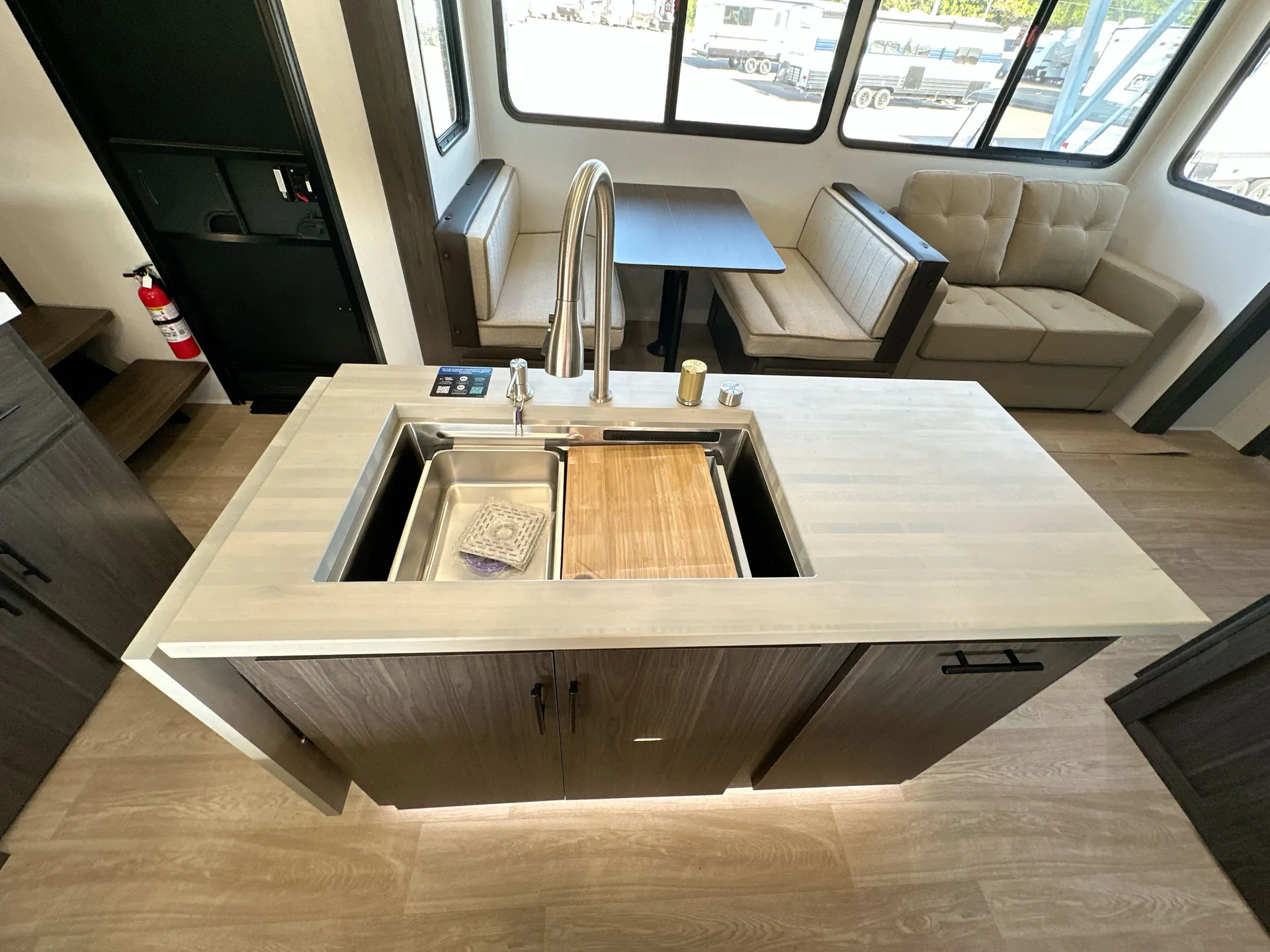 2027 Forest River Arctic Wolf 331BH — fridge open