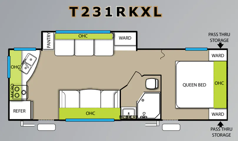 Forest River Salem Cruise Lite 231RKXL floor plan