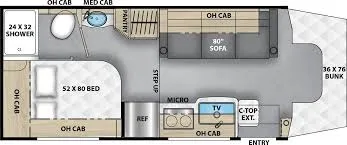 2026 Coachmen Cross Trail XLS 24FL - Floor plan