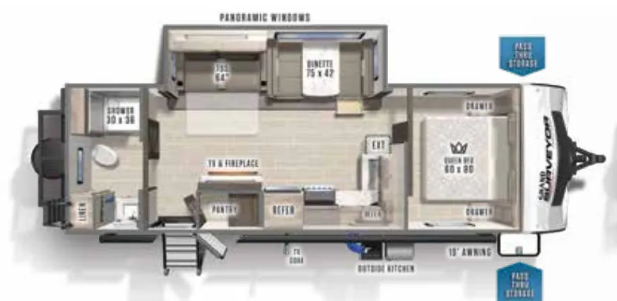 Forest River Grand Surveyor 267RBSS exterior