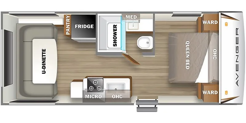Prime Time Avenger 20RD floor plan