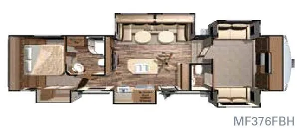 Highland Ridge Mesa Ridge MF376FBH floor plan