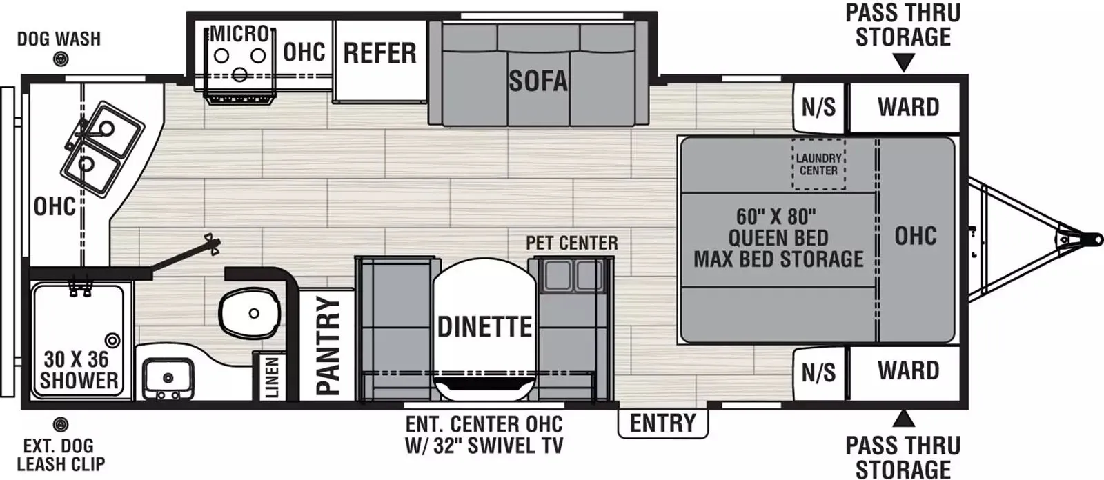 Coachmen Northern Spirit 2252MD floor plan