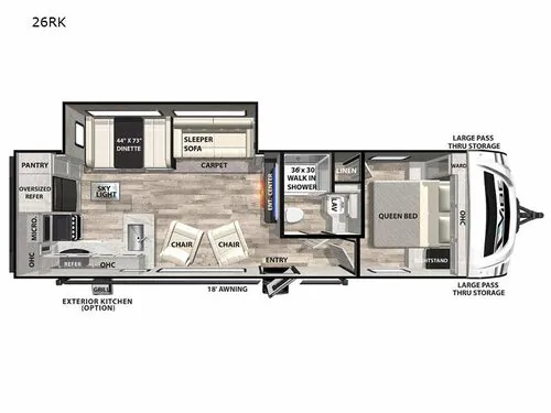2022 Forest River Vibe 26RK - Photo 3