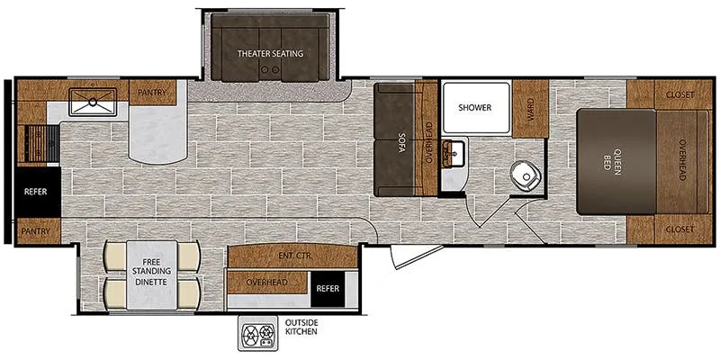 Prime Time Avenger 31RKD floor plan