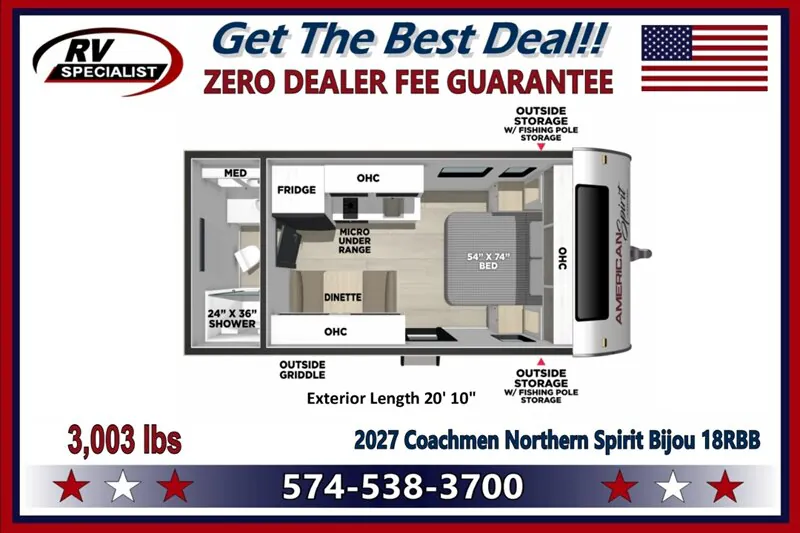 2027 Coachmen American Spirit Bijou 18RBB - Photo 3