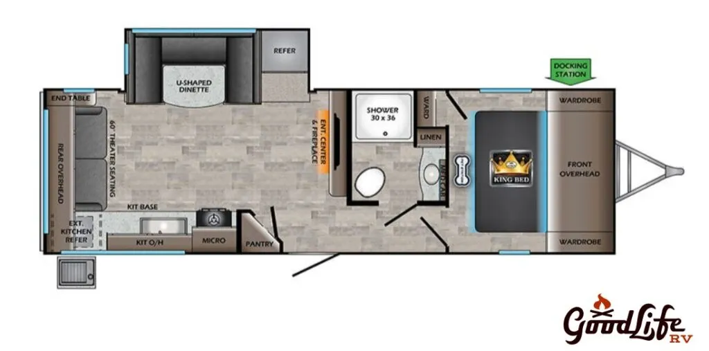 2022 Crossroads Sunset Trail Super Lite 268RL - Floor plan