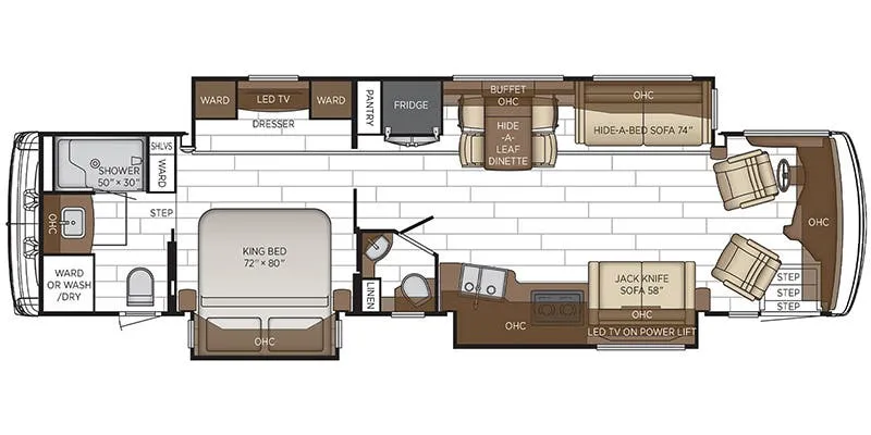 2024 Newmar Dutch Star 3836 floor plan