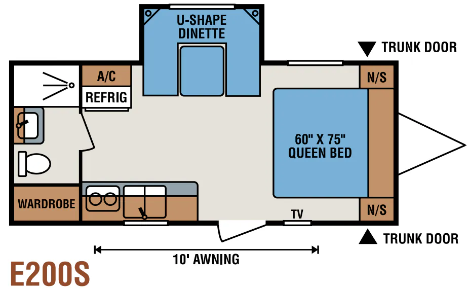 K-Z Spree Escape E200S floor plan