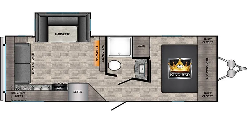 CrossRoads Volante VL25RL floor plan