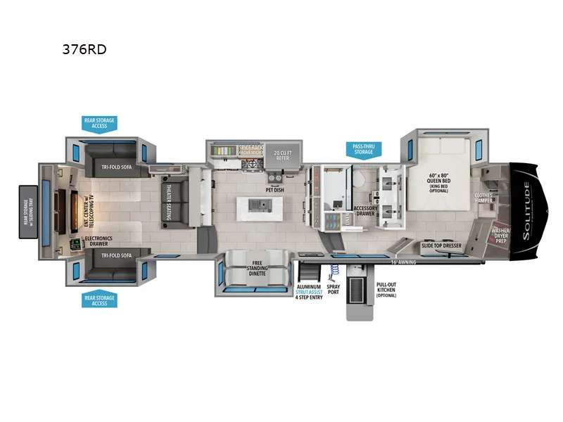 2026 Grand Design Solitude 376RD - Photo 3