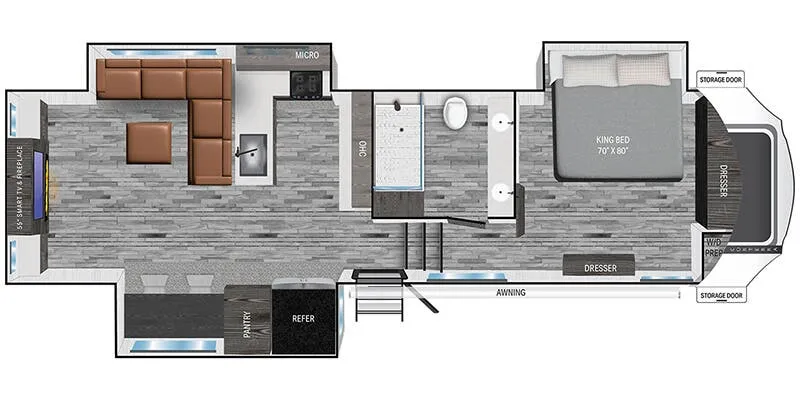 Heartland Corterra CT 3.14 floor plan