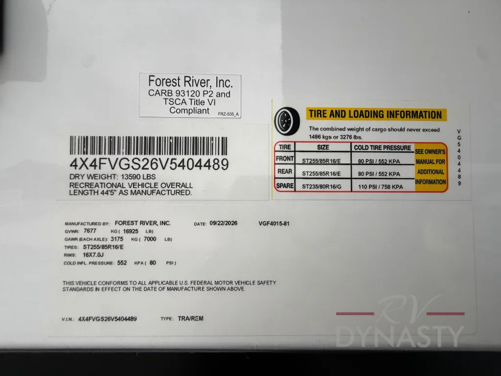2027 Forest River Vengeance Rogue Armored 4015, Photos photo 6