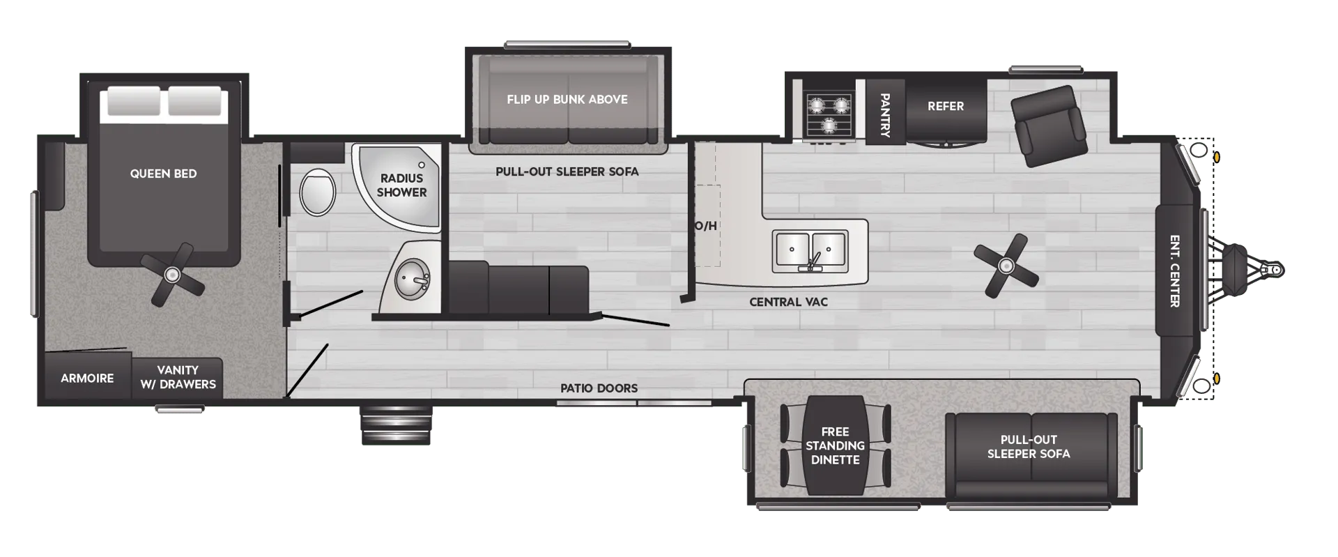 Keystone Retreat 39MBNK floor plan