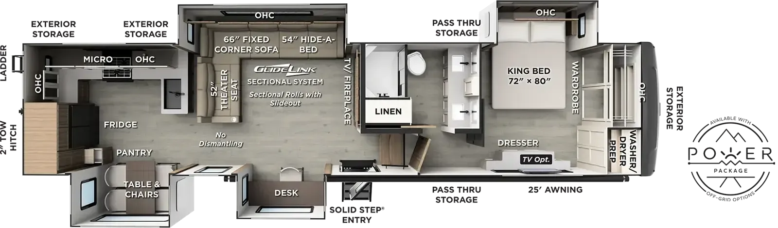 Forest River Rockwood Signature 404SRK floor plan