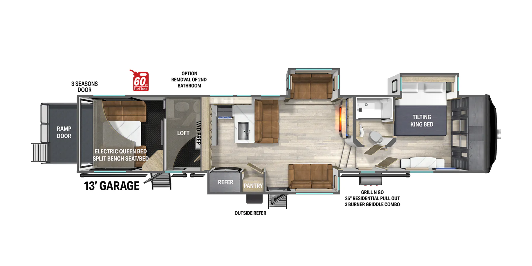 Heartland Cyclone 4006 floor plan