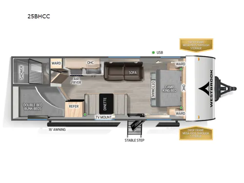 2027 Forest River RV Westbrook 25BHCC, Photos photo 2