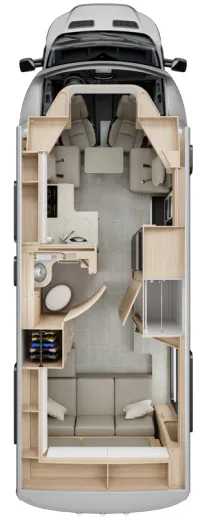 Leisure Travel Wonder W24RL floor plan