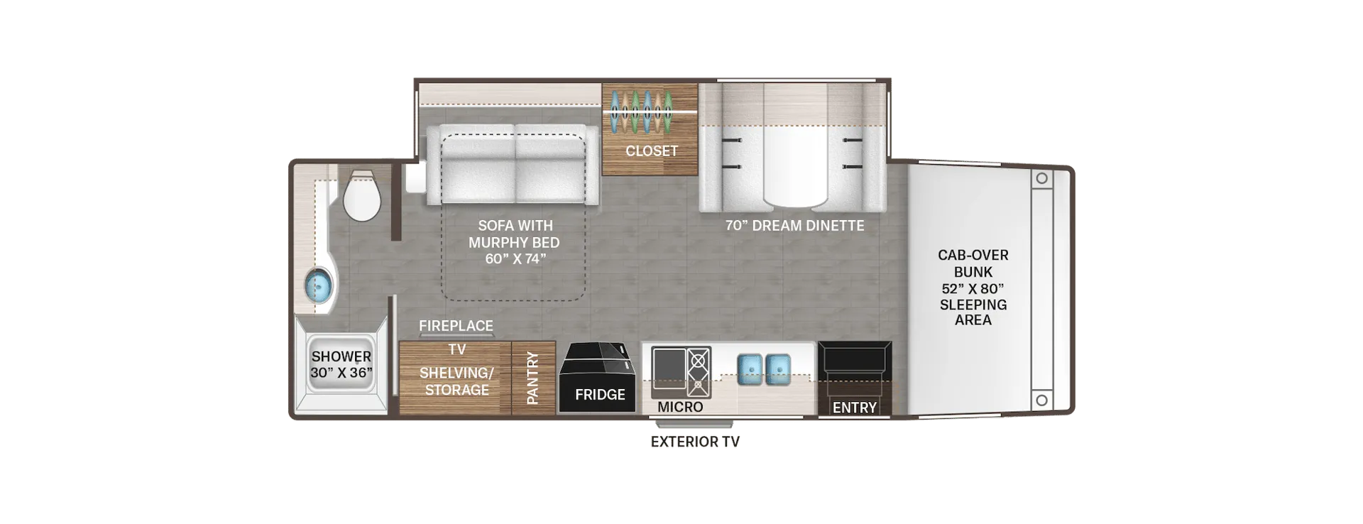 2024 Thor Motor Coach Magnitude Super C AX29 - Floor plan
